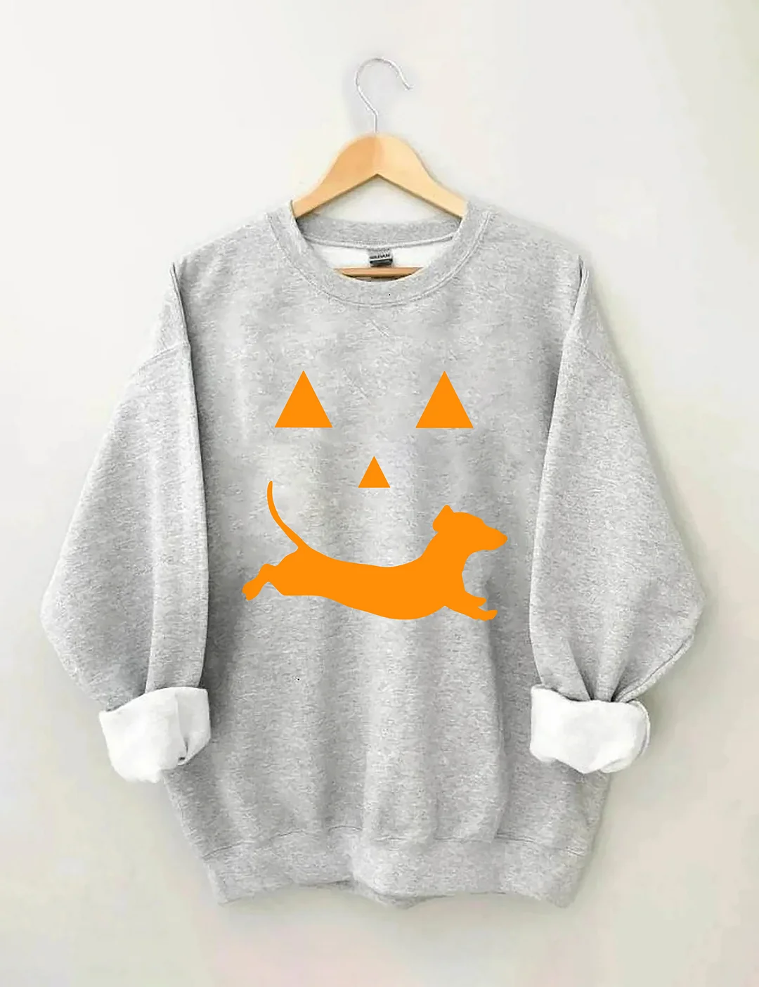 Dachshund And Halloween Sweatshirt