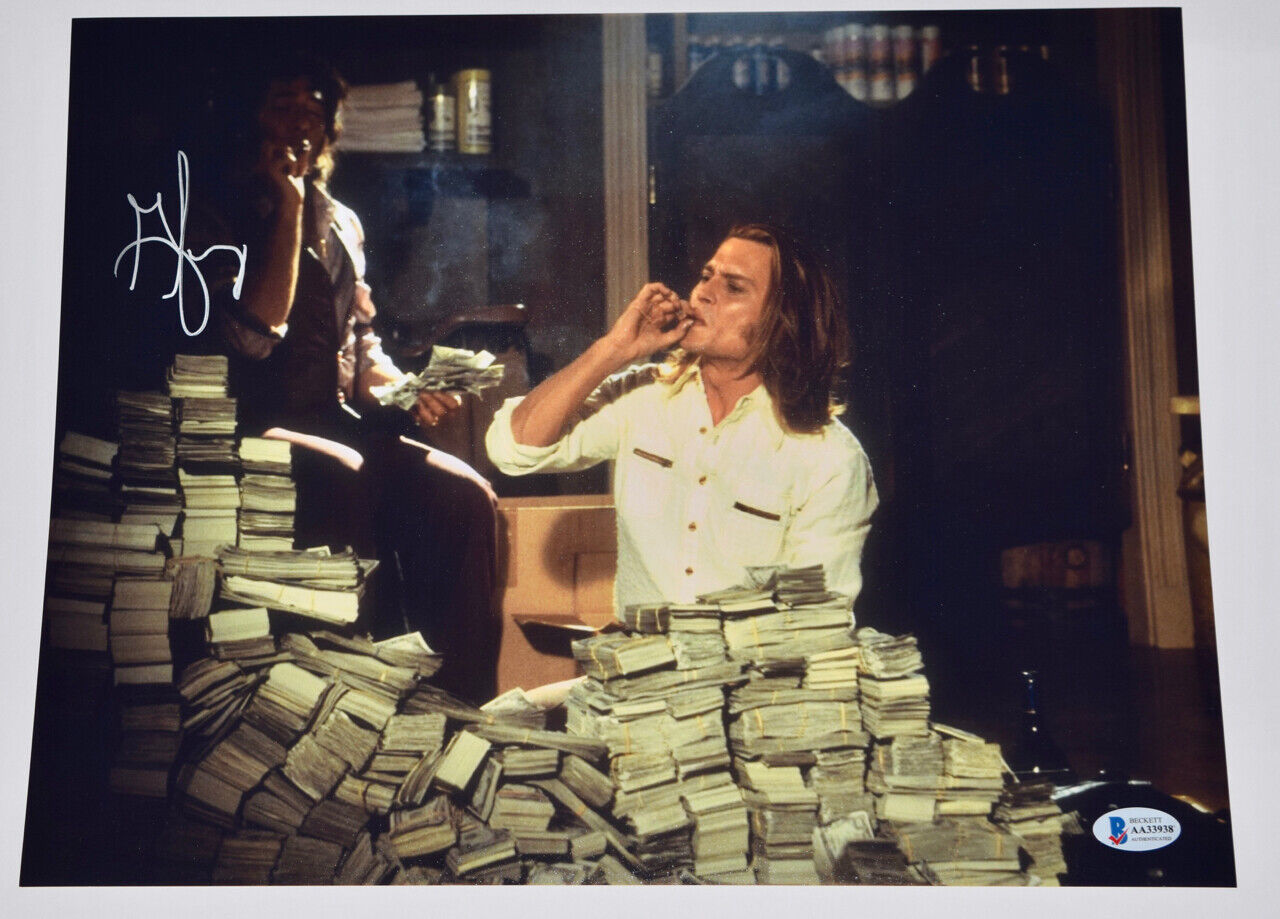 George Jung Signed 11x14 Photo Poster painting Blow Movie Drug Smuggler Johnny Depp Beckett COA