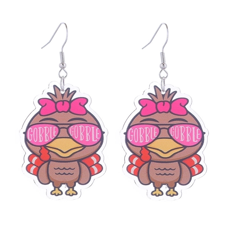 1 Pair Cute Funny Streetwear Geometric Arylic Copper Earrings