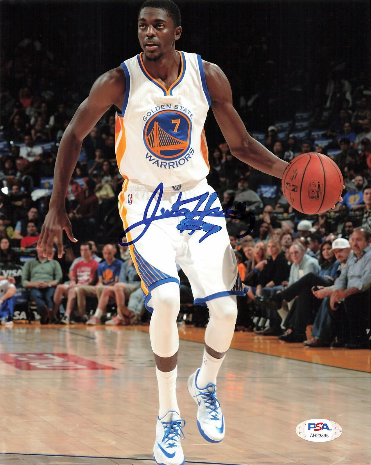 Justin Holiday signed 8x10 Photo Poster painting PSA/DNA Warriors Autographed