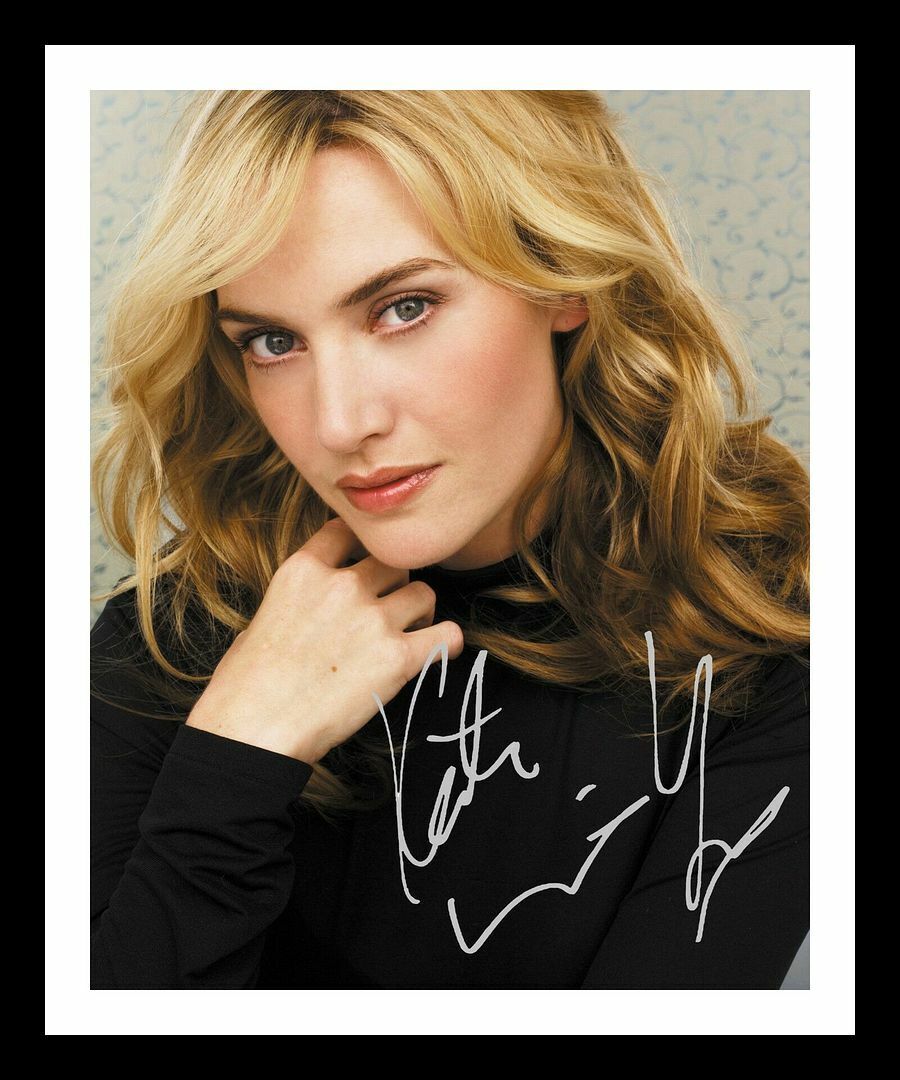 Kate Winslet Autograph Signed & Framed Photo Poster painting