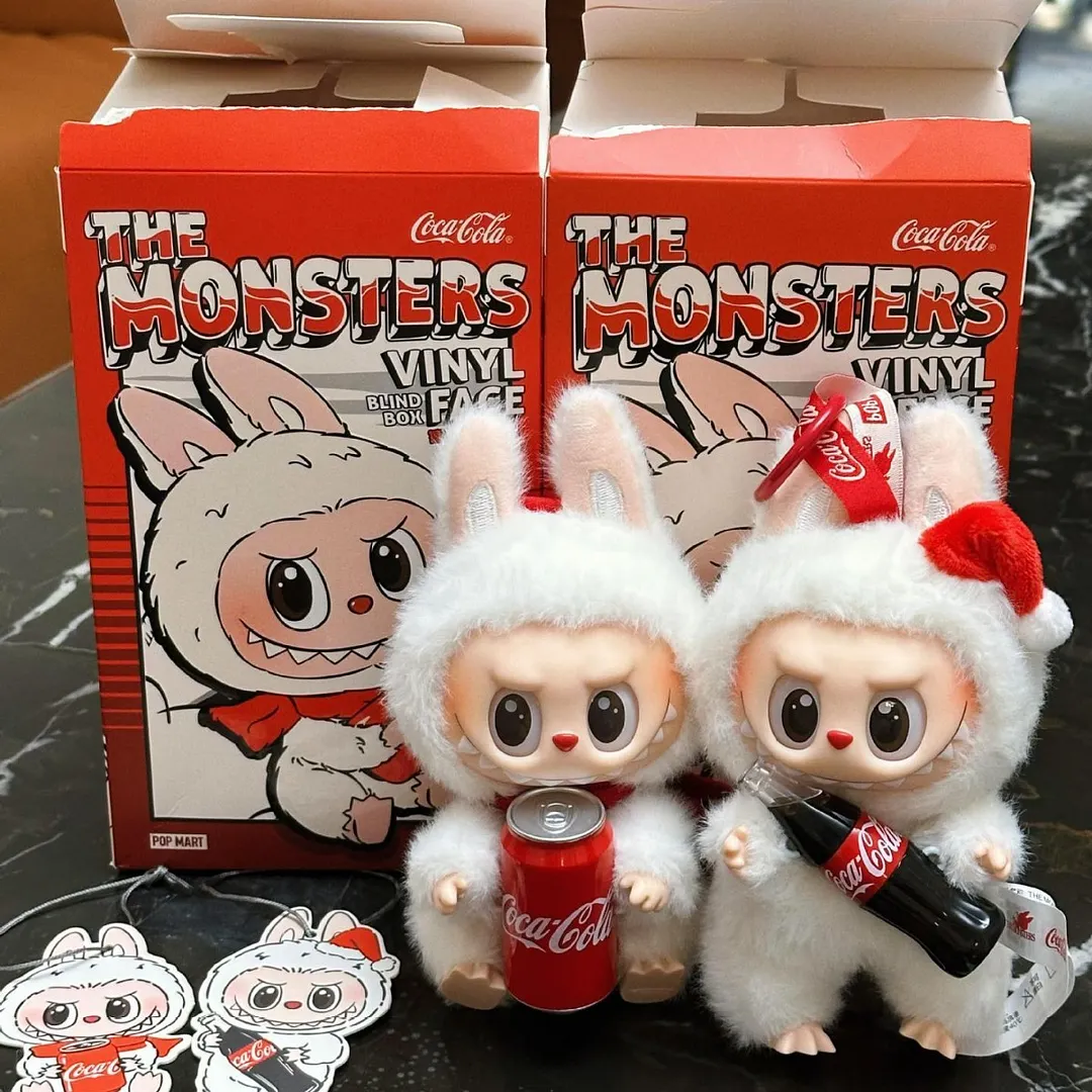 Applicable to genuine labubu lab cloth plush doll bubble mart trendy play blind box doll gift high-end doll