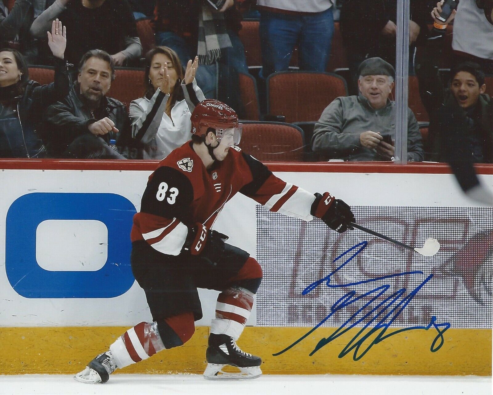 Conor Garland Signed 8×10 Photo Poster painting Arizona Coyotes Autographed COA