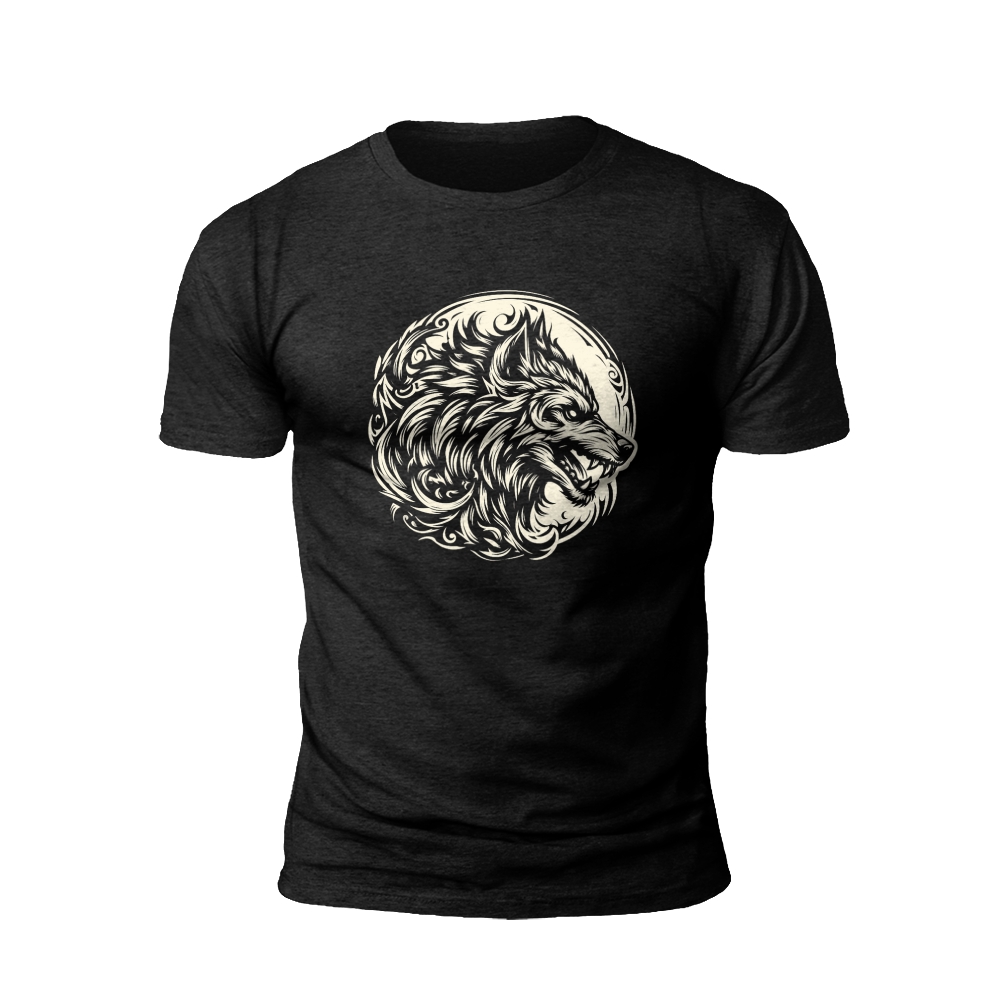 Lunar Wolf: Howling at the Moon T-shirt