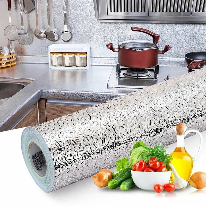 Multi-size Kitchen waterproof and oil proof aluminum foil sticker are ...