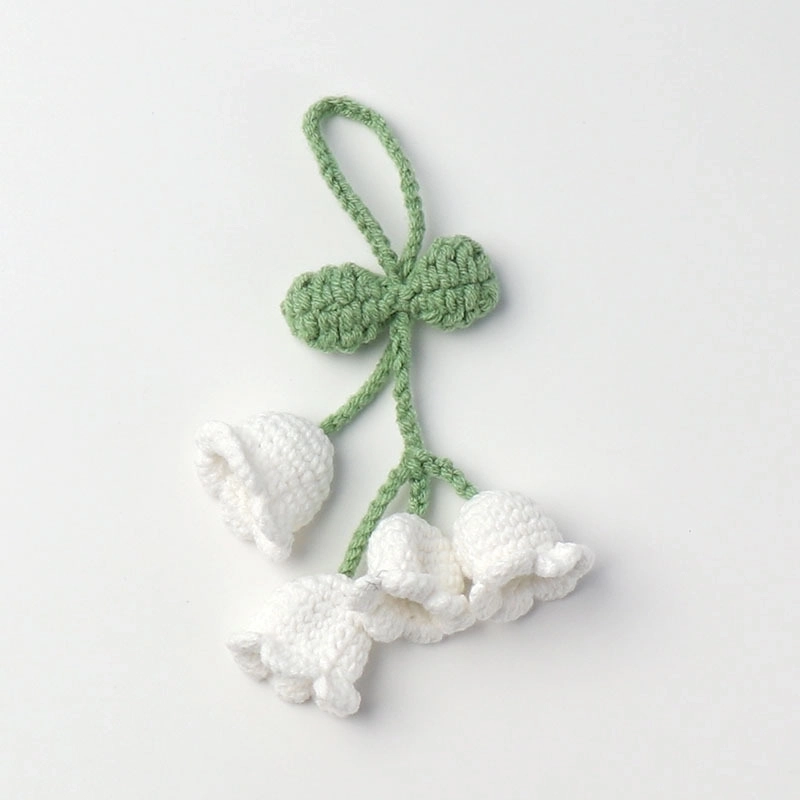 2 Pieces Cute Sunflower Santa Claus Yarn Women’s Bag Pendant Keychain