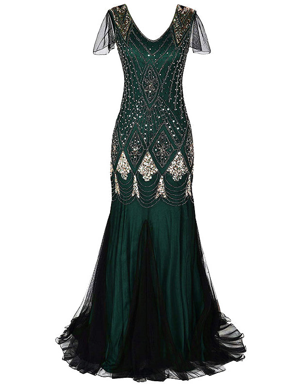 Formal Mermaid Sequined Maxi Dresses Evening Dresses