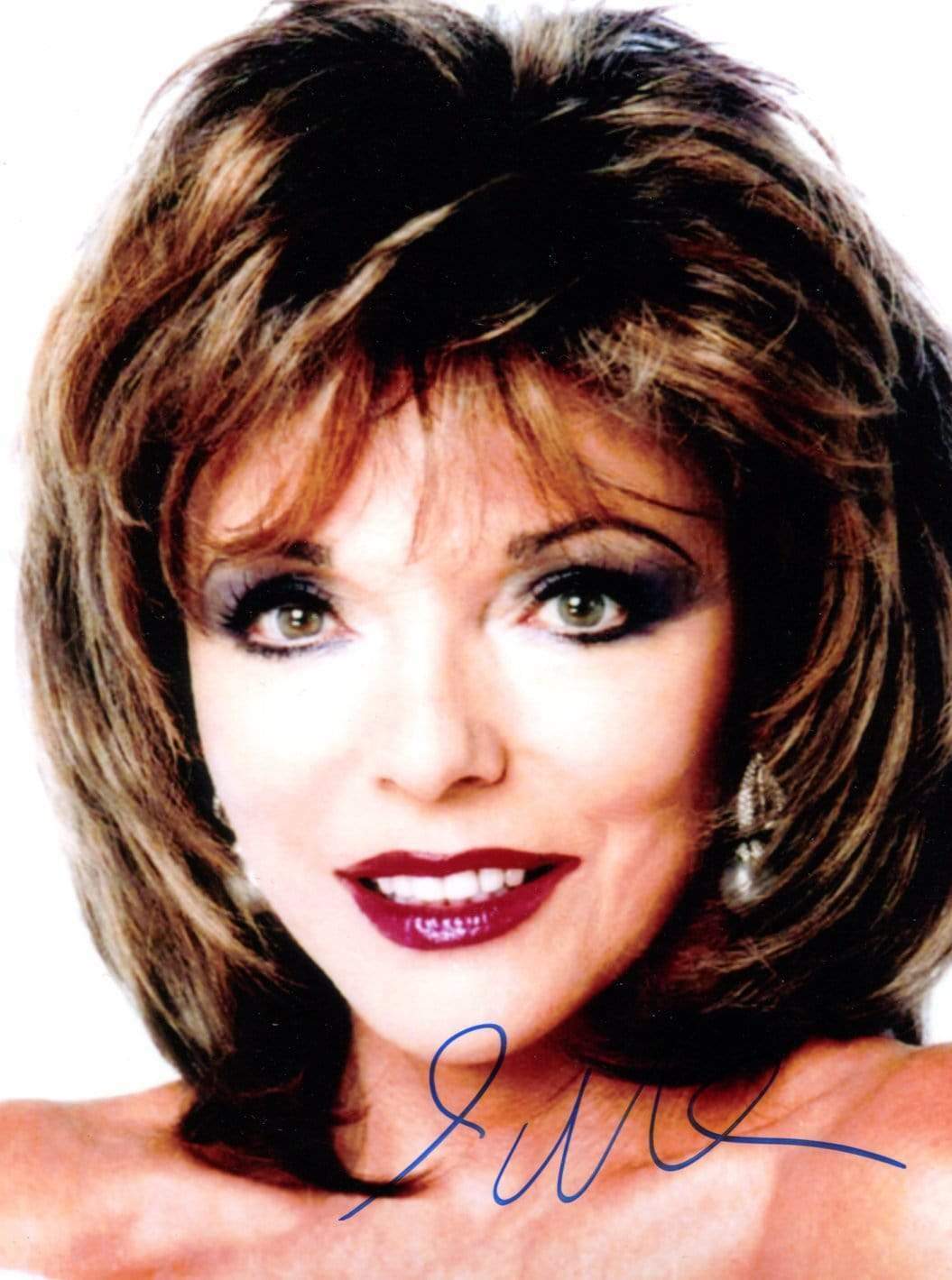 Joan Collins ACTRESS autograph, In-Person signed Photo Poster painting