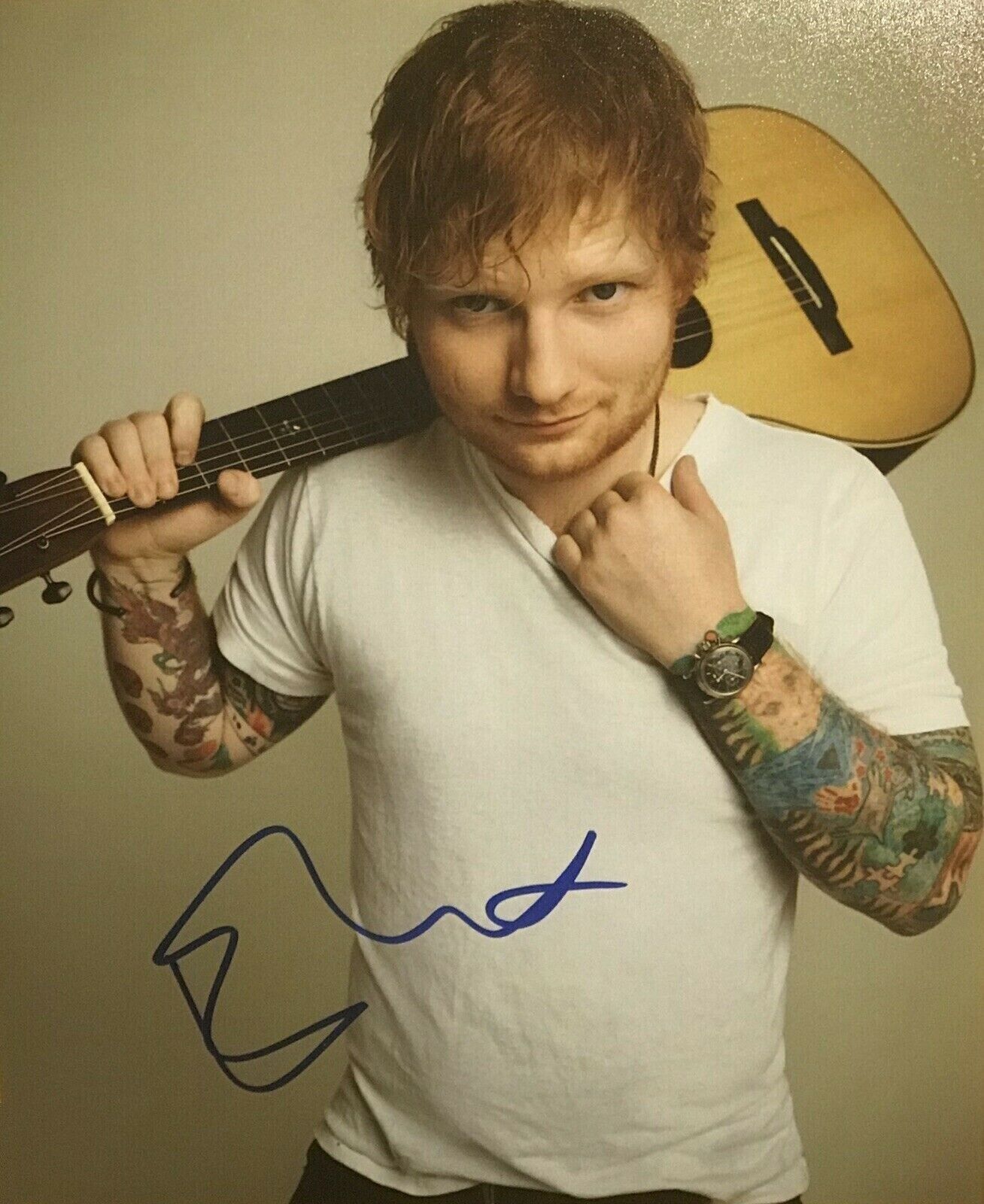 Ed Sheeran Autographed Signed 8x10 Photo Poster painting REPRINT