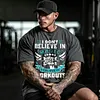 &ldquo;i Don't Believe In Magic, I Believe In Workouts Printed T-shirt&rdquo; by Inlyline