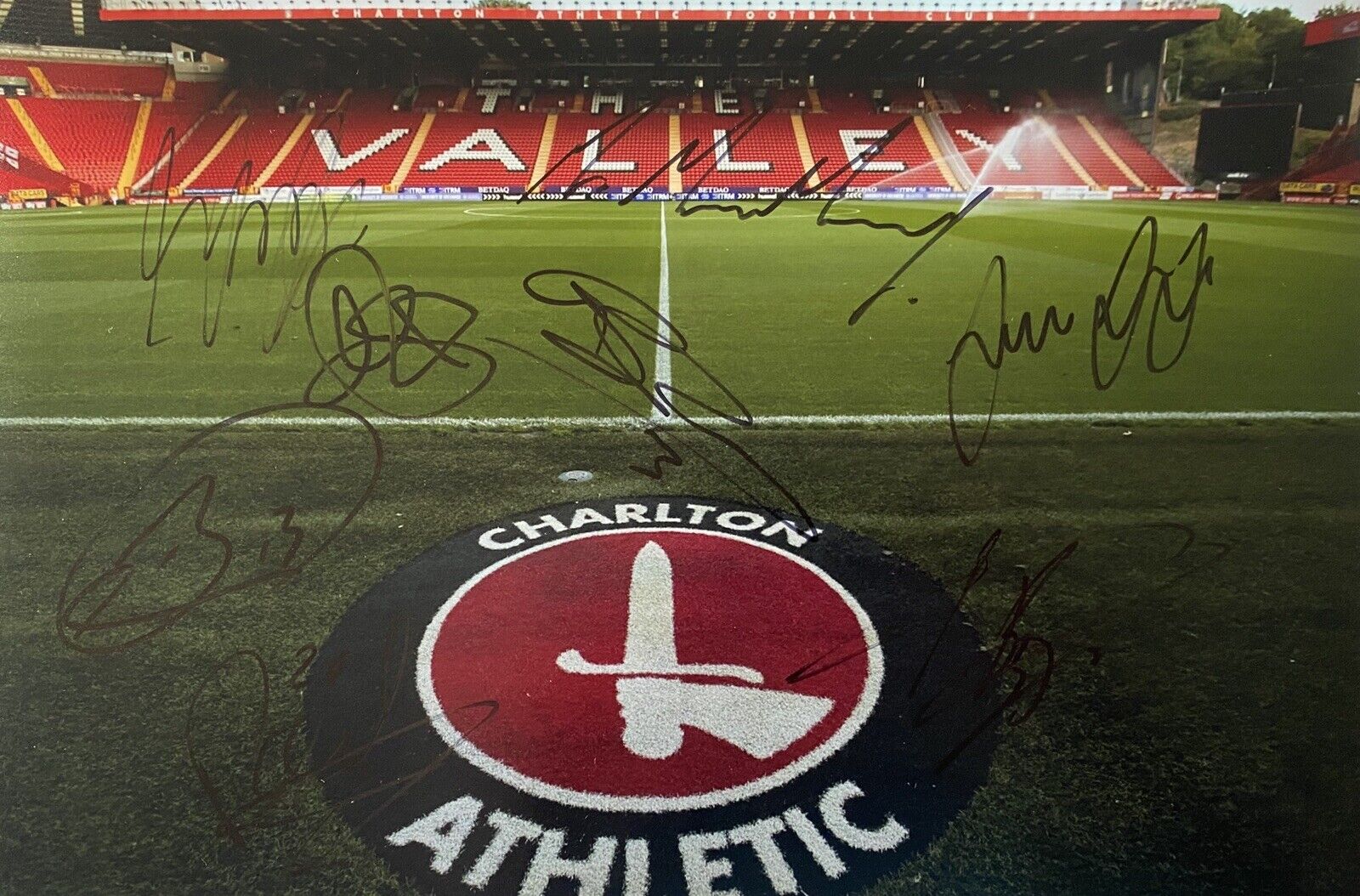 Charlton Athletic A4 Photo Poster painting Signed By 20/21 Squad, Amos, Gunter, Bogle, See Proof