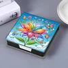 Blumen Leder Memo Pad Halter - 5d DIY Handwerk Aufbewahrungsbox