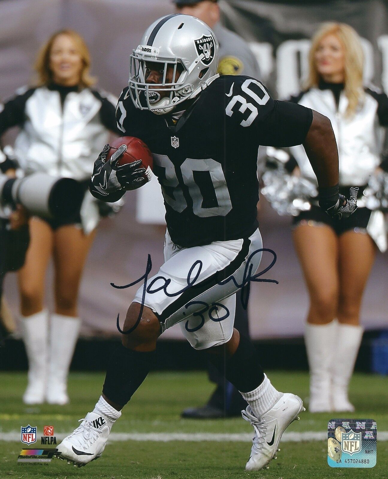 Signed 8x10 JALEN RICHARD Oakland Raiders Autographed Photo Poster painting - w/COA