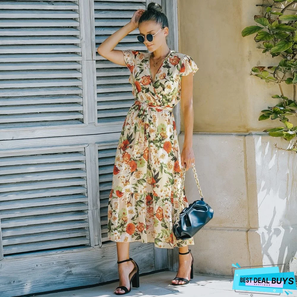 Floral Chiffon Dress