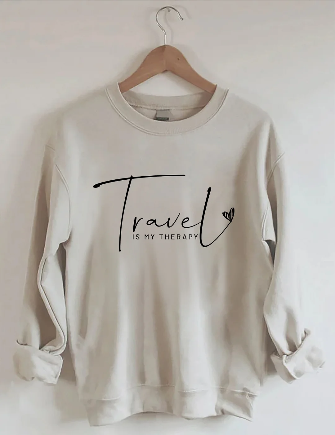 Travel Is My Therapy Sweatshirt