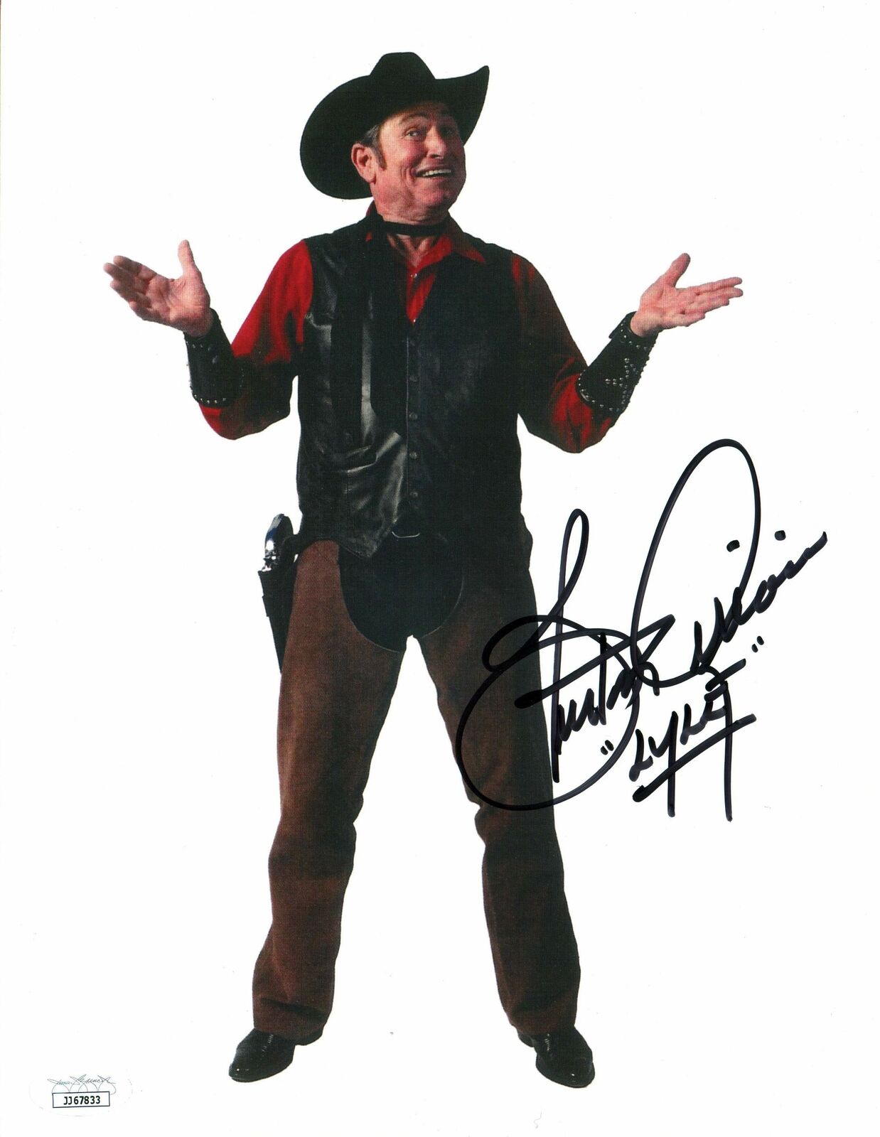 Burton Gilliam Blazing Saddles 8.5x11 Photo Poster painting Signed Autograph JSA Certified COA