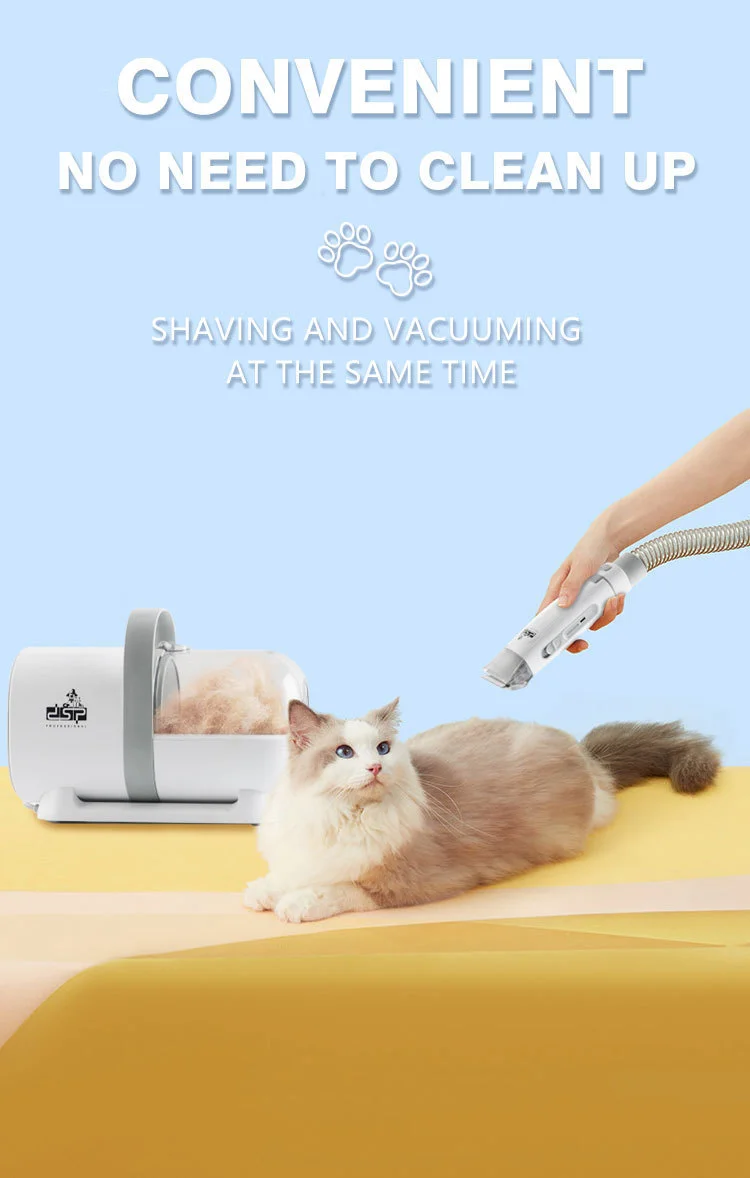 جهاز شفط شعر الحيوانات الأليفة متعدد الوظائف 7 في 1