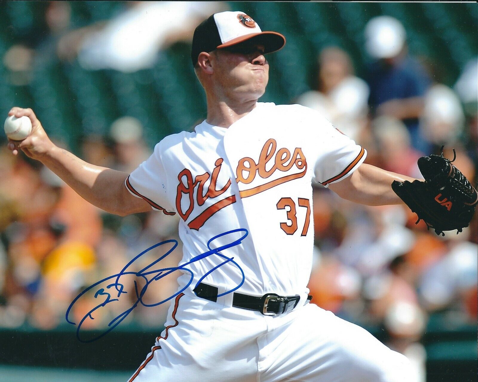 AUTOGRAPHED 8x10 DYLAN BUNDY Baltimore Orioles Photo Poster painting W/COA