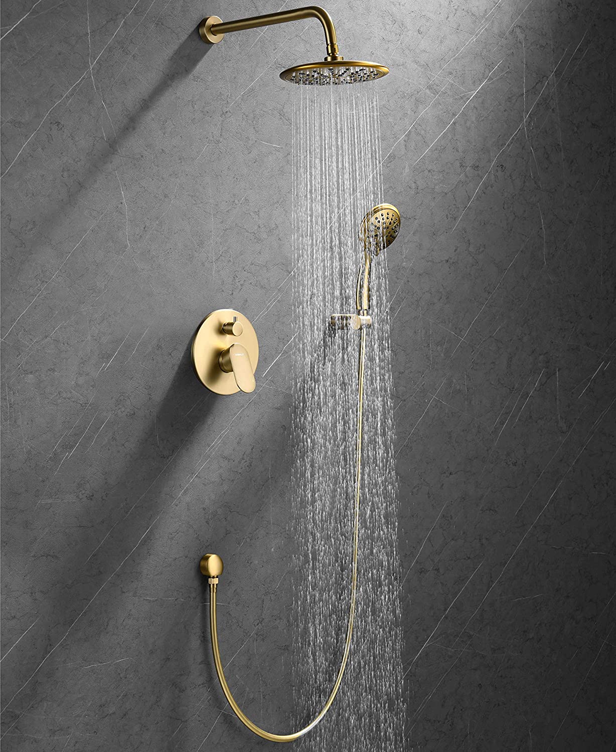 Shower System, Wall Mounted Shower Faucet Set for Bathroom with High P –  Gabrylly