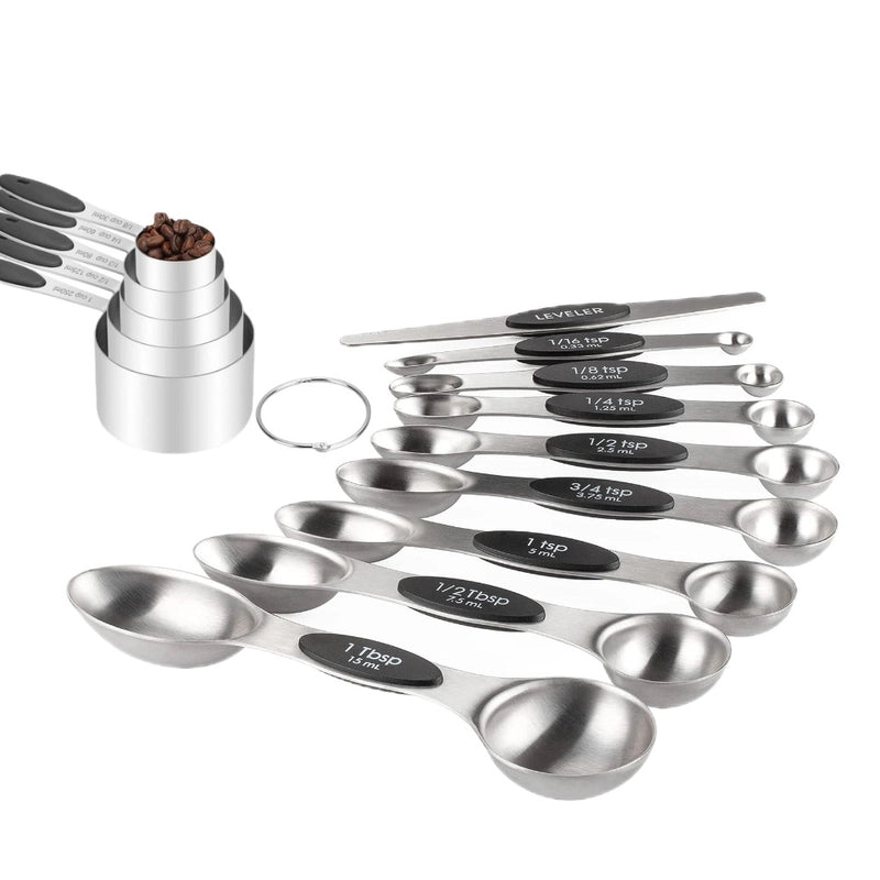 Casual Solid Color 430 Stainless Steel Silica Gel Measuring Spoon Measuring Cup 1 Piece 1 Set