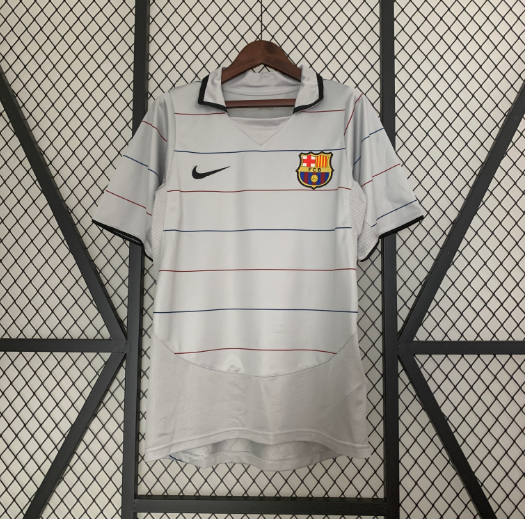 Retro Barcelona 03/04 Away Football Shirt Thai Quality