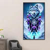 (40*70cm)Wolf - Full Round Drill Diamond Painting