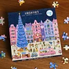 【Christmas for the Puppies】500-Piece Gold Foil Christmas Puzzle