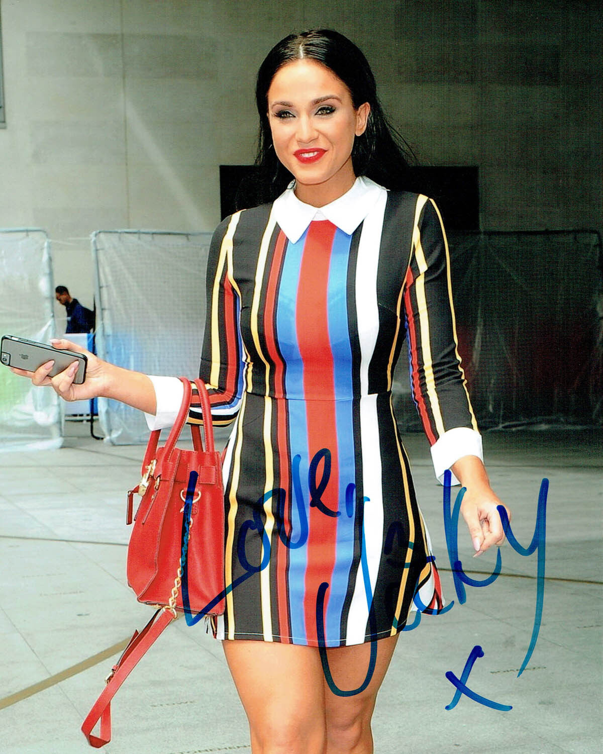 Vicky PATTISON Signed Autograph Photo Poster painting 2 AFTAL COA Geordie Shore I'm a Celebrity