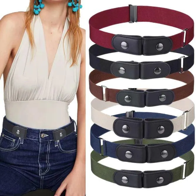 Ceinture élastique Réglable Pour Enfants NestNook - Boucle Argentée - Tour De Taille 35-75cm