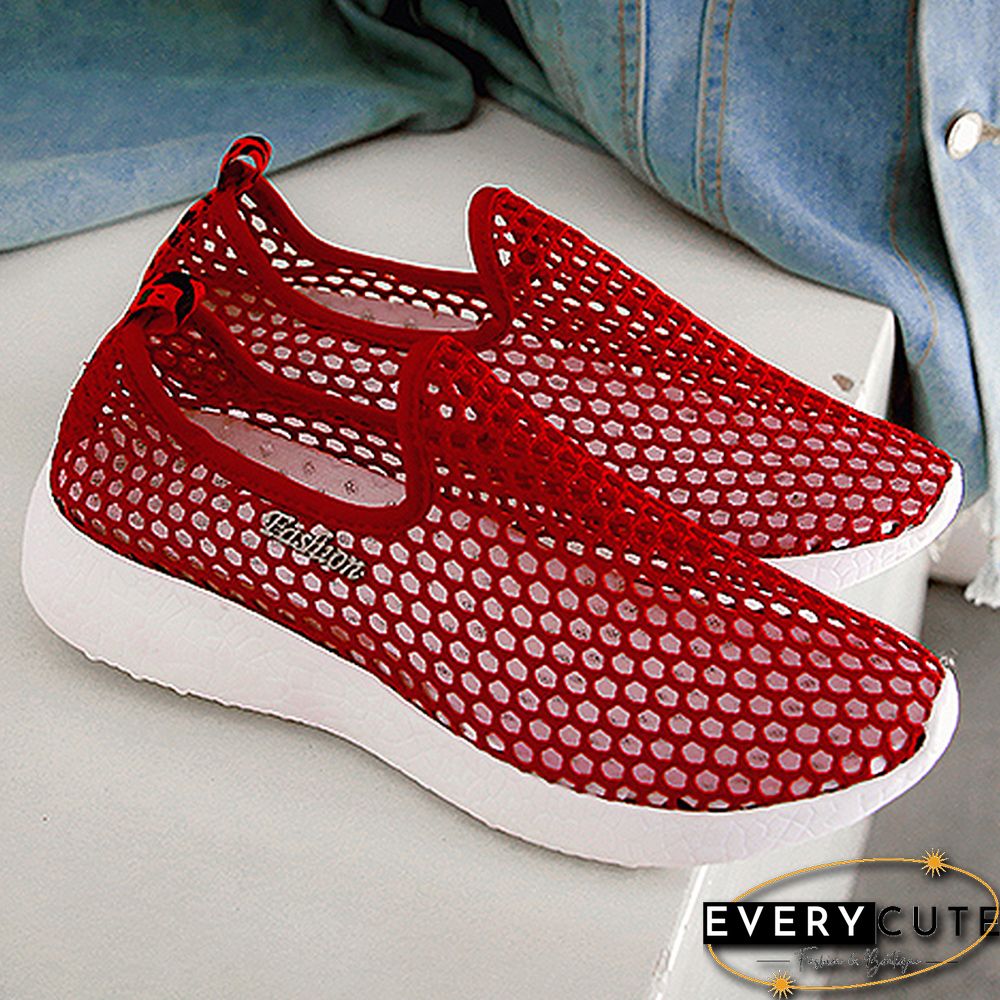 Hot Season Female Sandals Mesh Breathable Women Shoes Fashion Sports Shoes Soft Comfortable Women Shoes Zapatos De Mujer