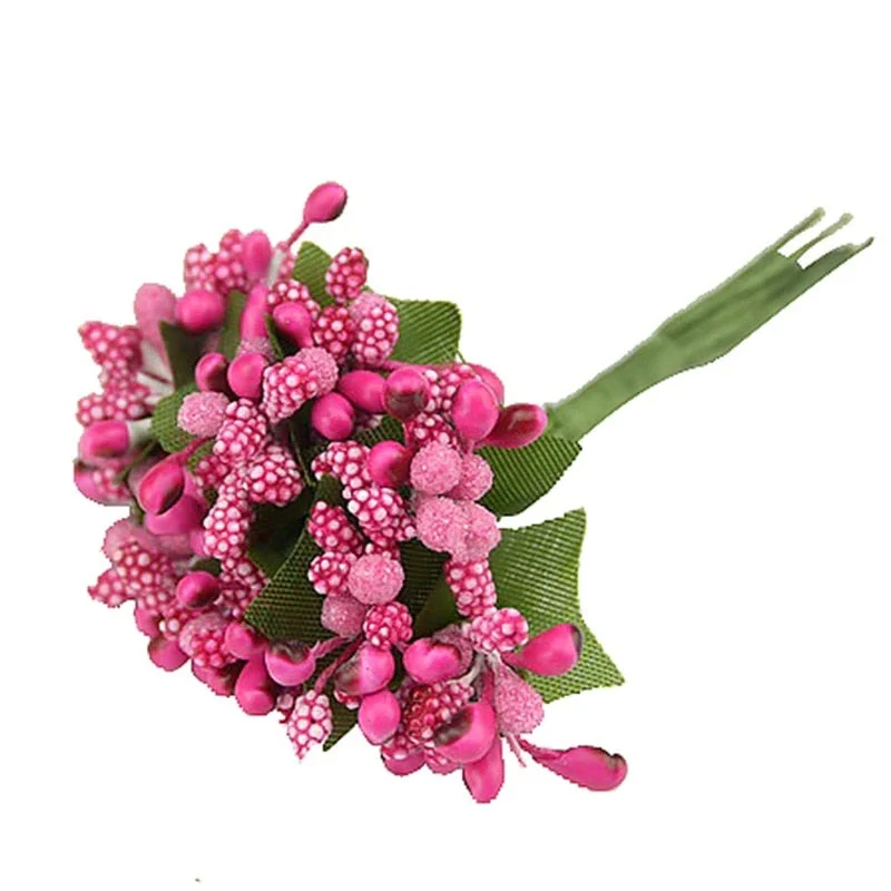 144pcs/lot Artificial Stamens flowers for handicrafts home accessories scrapbooking DIY wreath Crafts Candy Gift box decoration