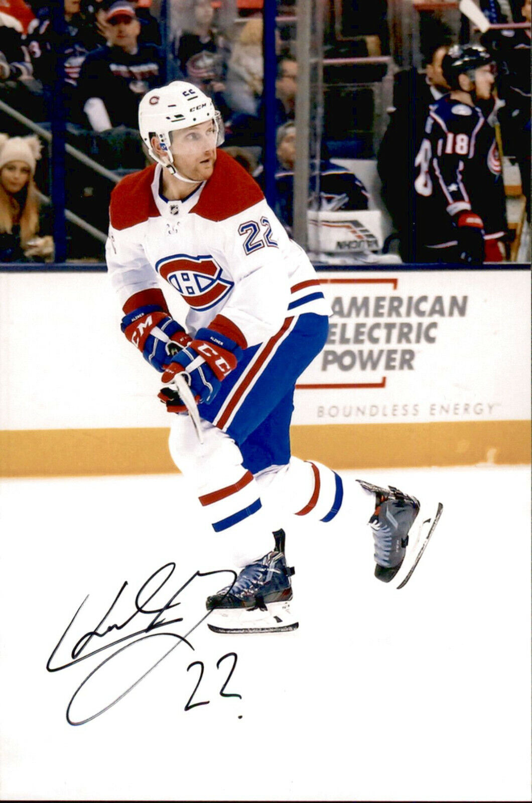 Karl Alzner SIGNED autographed 4x6 Photo Poster painting MONTREAL CANADIENS #7