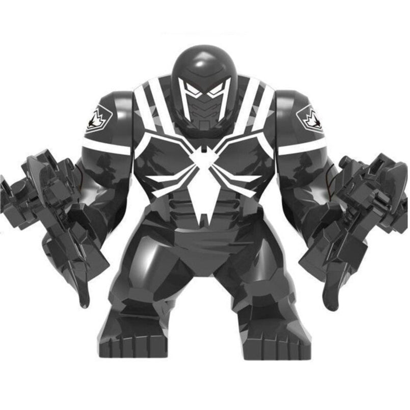 Space Knight Venom Custom Marvel Superhero Large Minifigure Minifigure Bricks monstertoys