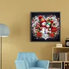 Diamond Painting-DIY Round Part AB Drill Christmas Snowman (35*35CM)
