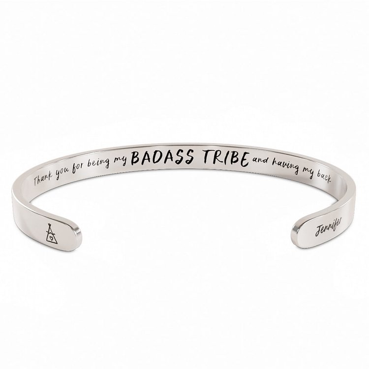For Friends - Badass Tribe Name Personalized Bracelet