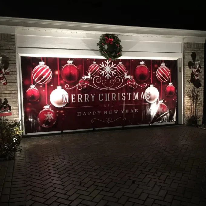 SnowBuddy Garage Door Covers Christmas 2024 Buy 2 Free Shipping