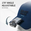 Hat clip headlight 2025 new style strong light super bright charging head mounted small induction light for fishing special long battery life