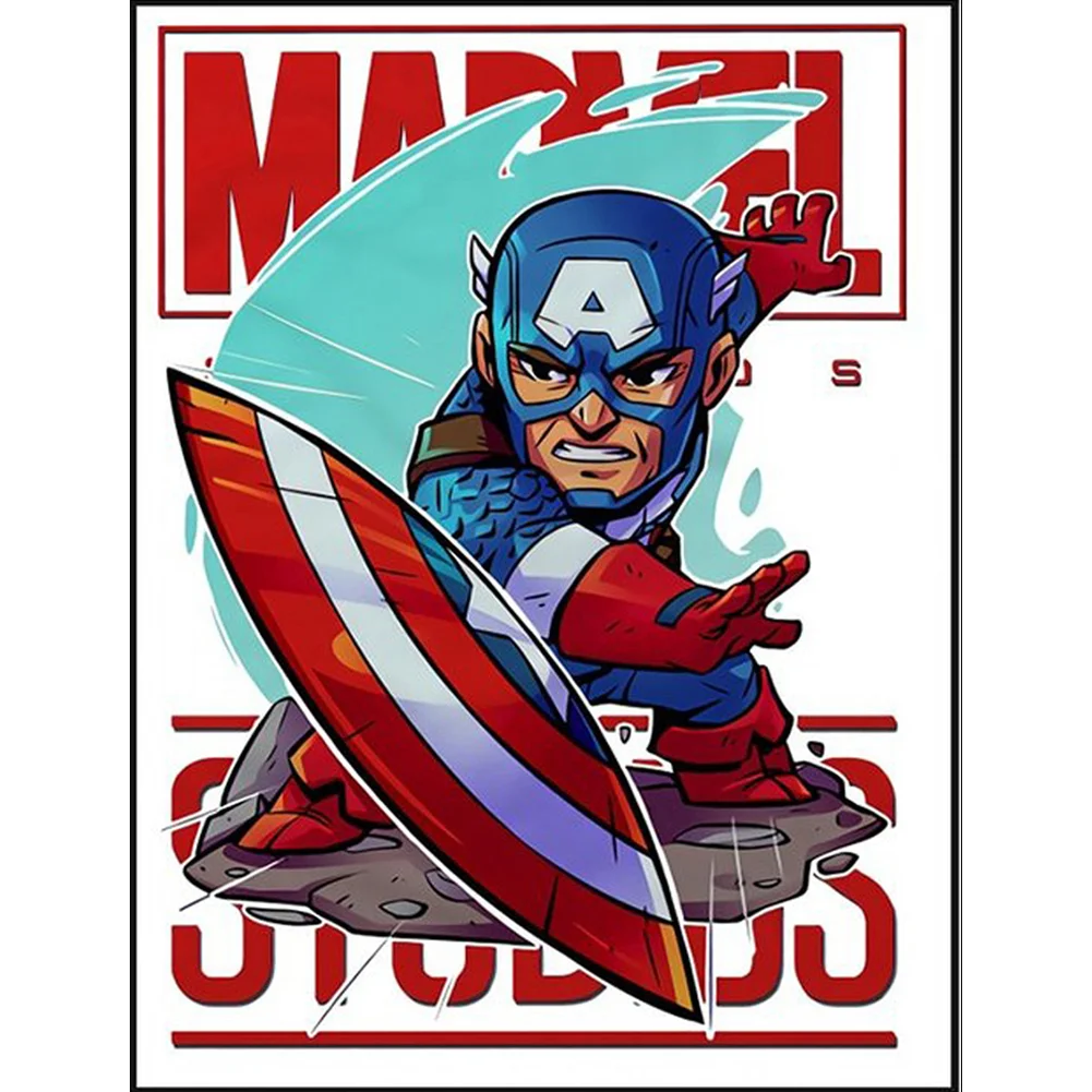 Full Square Diamond Painting 35*45cm - Superhero