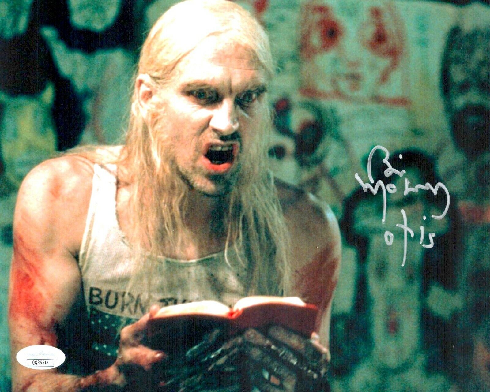 BILL MOSELEY Signed DEVILS REJECTS OTIS 8x10 Photo Poster painting Autograph JSA COA Cert