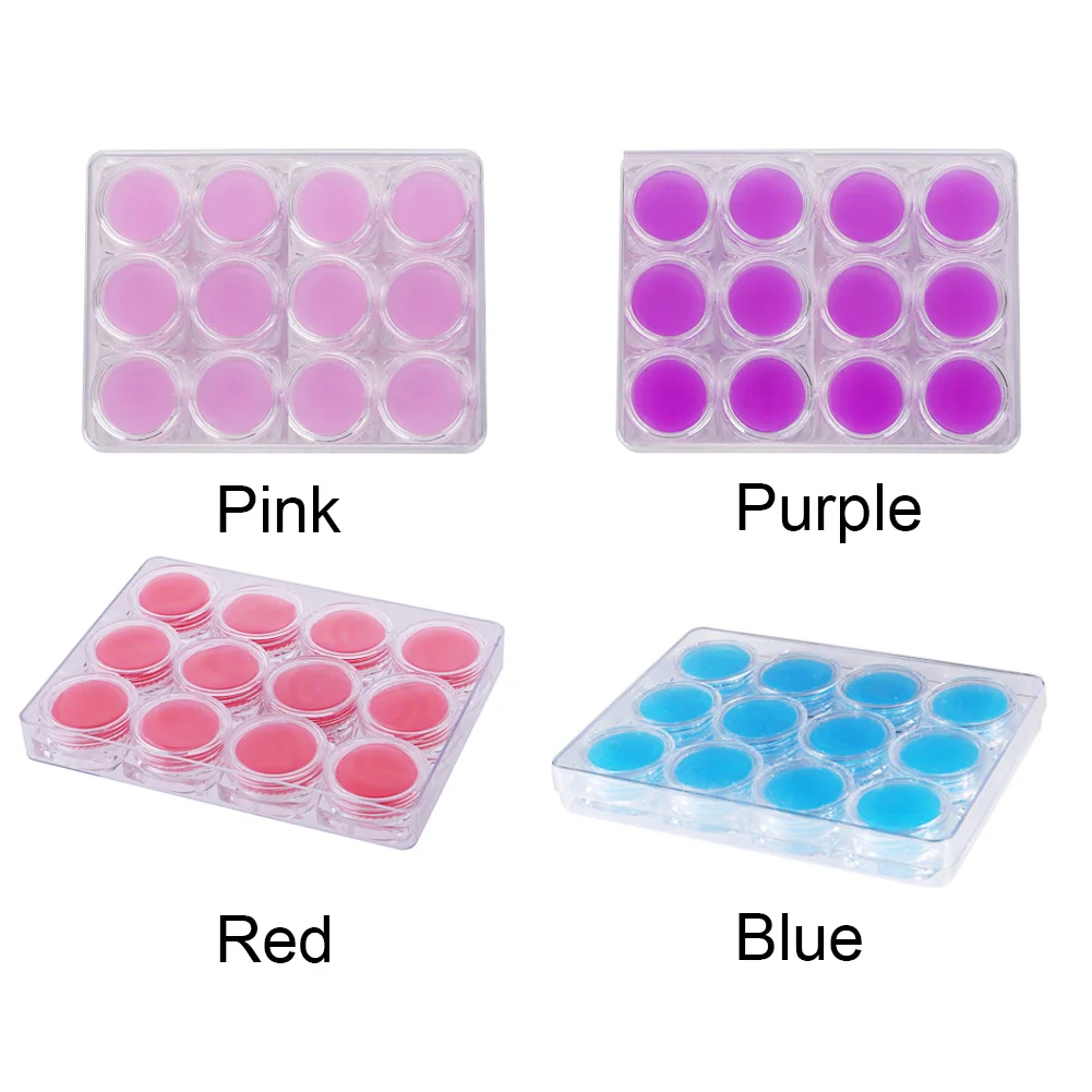 12pcs Glue Clay Tool Diamond Painting Accessories DIY Crafts Point Drill Clay Box