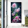 Diamond Painting-5D Full Round Drill Pink Flowers(40*70cm)