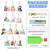 13Pcs DIY N-Z Letter Animals Double Sided Special Shaped Diamond Painting Keychains