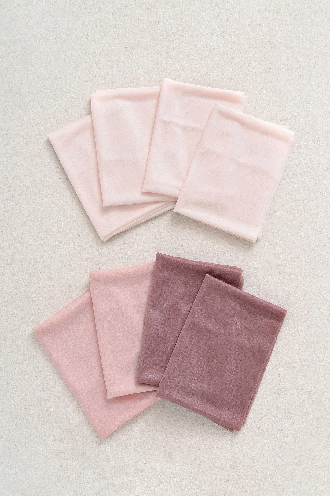 Sheer Backdrop Curtain Panels 14.5" x 10ft (Set of 8) - 4 Colors