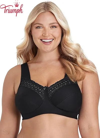 Triumph - (3db) Női vezeték nélküli pamut melltartó