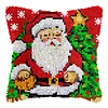 Christmas-DIY Latch Hook Rug Pillowcase Kits 43*43cm