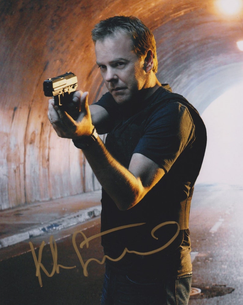 Kiefer Sutherland Signed Autographed 24