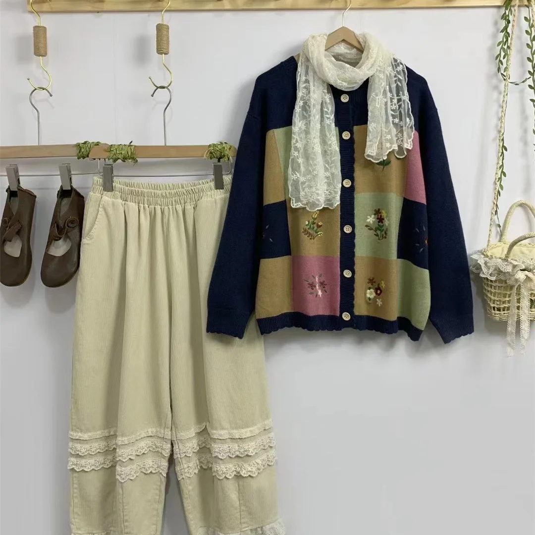 Chicfifth Sweater Women Winter Long Sleeve High Quality Autumn Vintage Top Knitted Cardigan