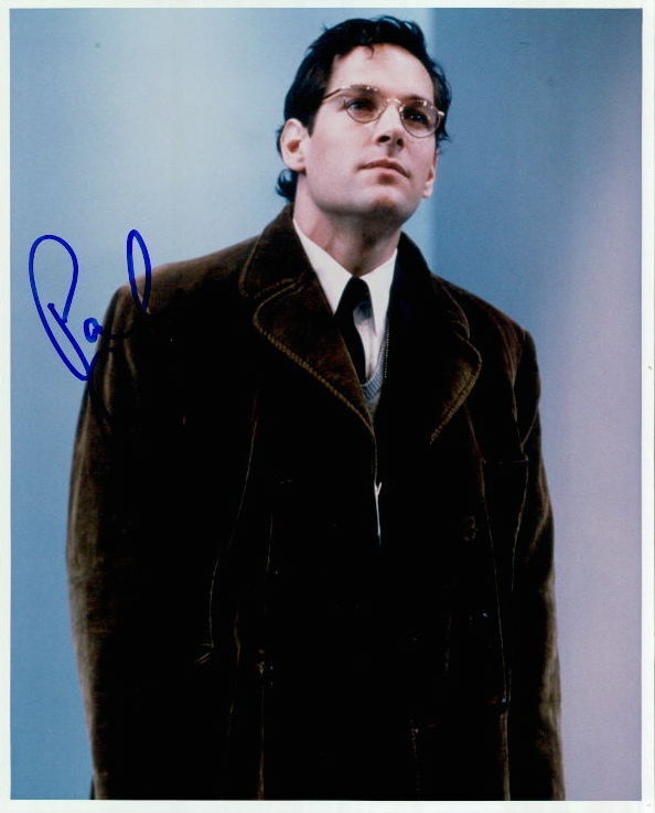 Paul Rudd (Vintage) signed in-person 8x10 Photo Poster painting