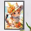 (40*60cm)Cat by The Sea - Full Round Drill Diamond Painting