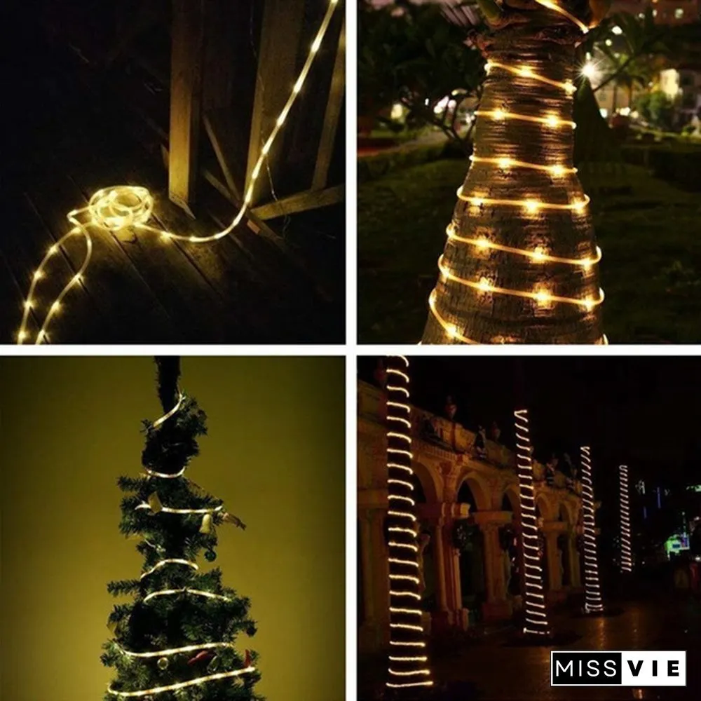 100LED Rope Lights Outdoor, Multi Colored Indoor String Lights with Remote, 8 Modes, Waterproof, 33ft 100LED 50LED USB Powered Fairy Lights for Bedroom, Garden, Patio, Kids Room, Deck, Christmas Decoration